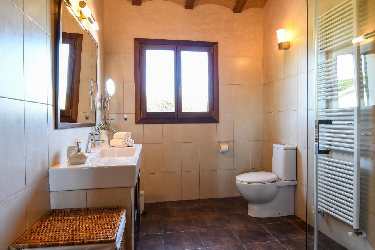 Moderne Finca Can Vicento - Heizung - Pizzaofen Porto Cristo Bagian luar foto